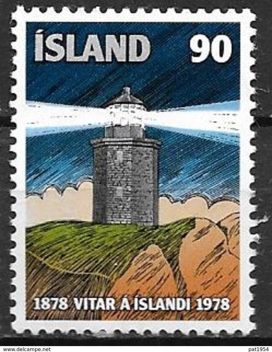 Islande 1978 N° 490 Neuf ** MNH Phare - Neufs