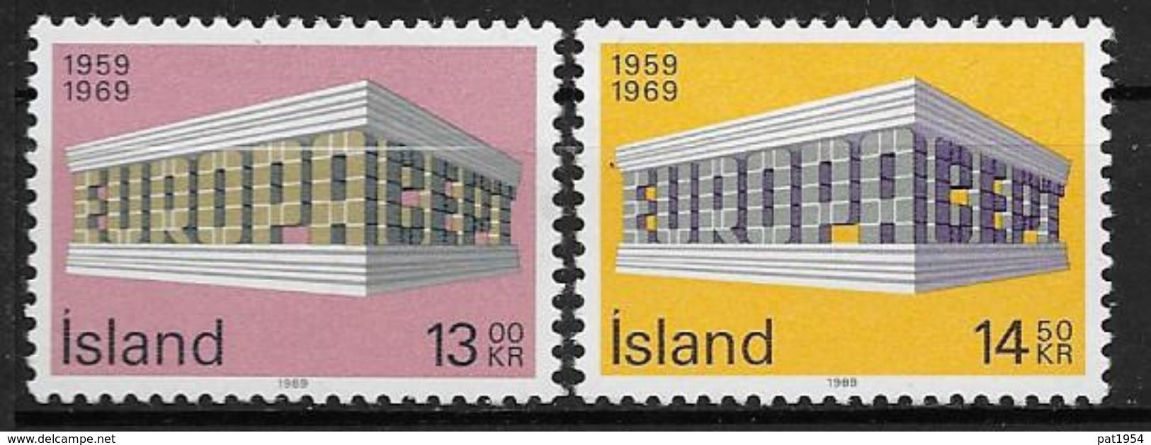 Islande 1969 N° 383/384  Neufs ** MNH Europa - Ongebruikt