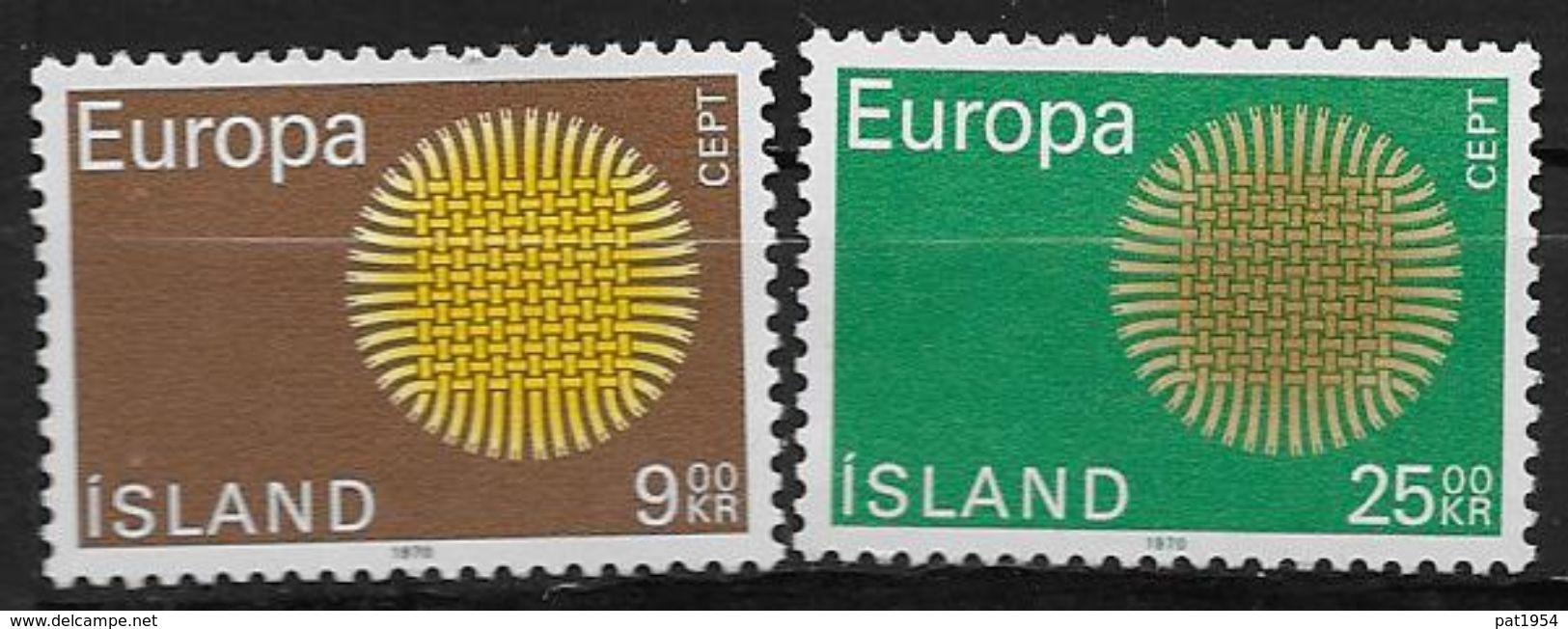 Islande 1970 N° 395/396  Neufs ** MNH Europa - Ungebraucht