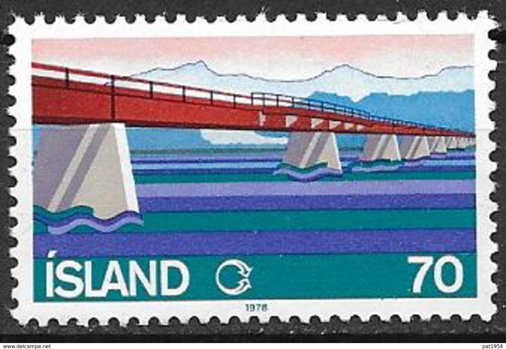 Islande 1978 N° 487 Neuf ** MNH Pont Sur La Skeioara - Ungebraucht