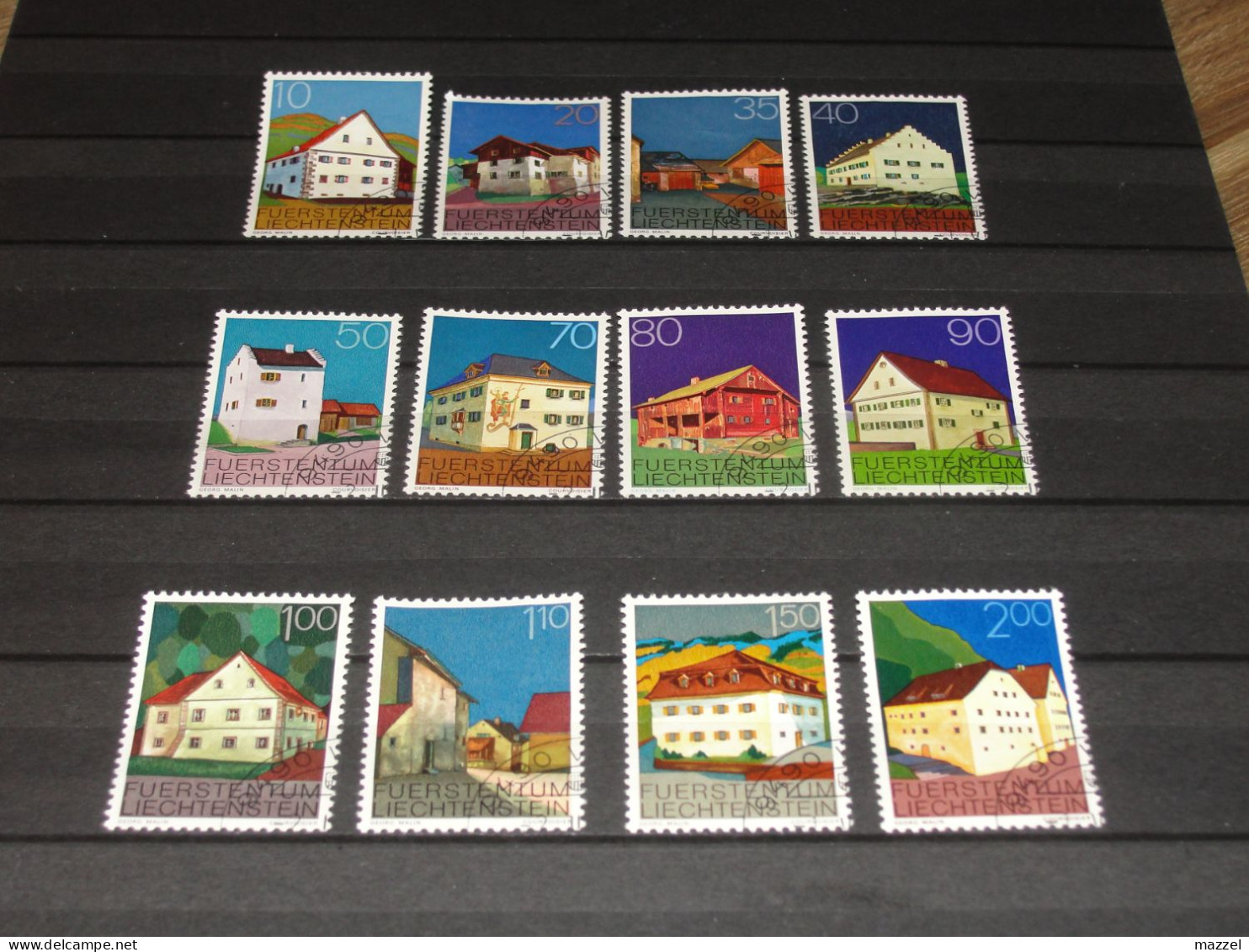 LIECHTENSTEIN   SERIE  694-705   GEBRUIKT (USED) - Oblitérés