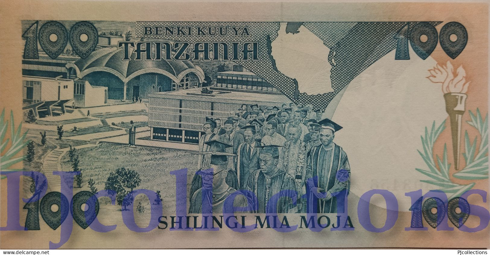 TANZANIA 100 SHILINGI 1986 PICK 14b UNC - Tanzania