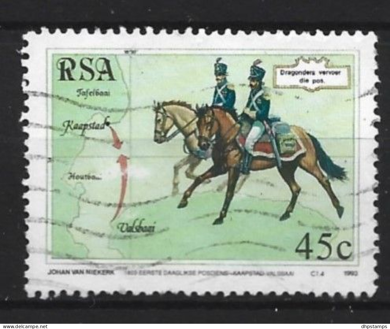 S. Afrika 1993 Stamp Day  Y.T. 825 (0) - Used Stamps