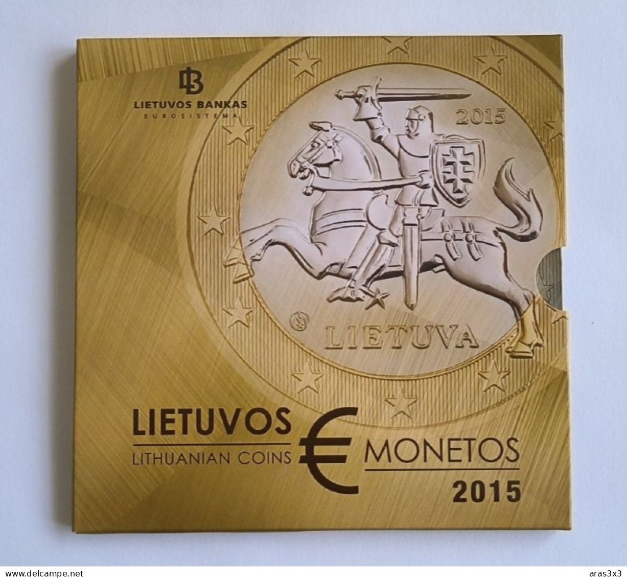 Original The First Set Of Euros In Lithuania 2015 . Euro Coins Lithuania . Uncirculated Quality BU - Lituania