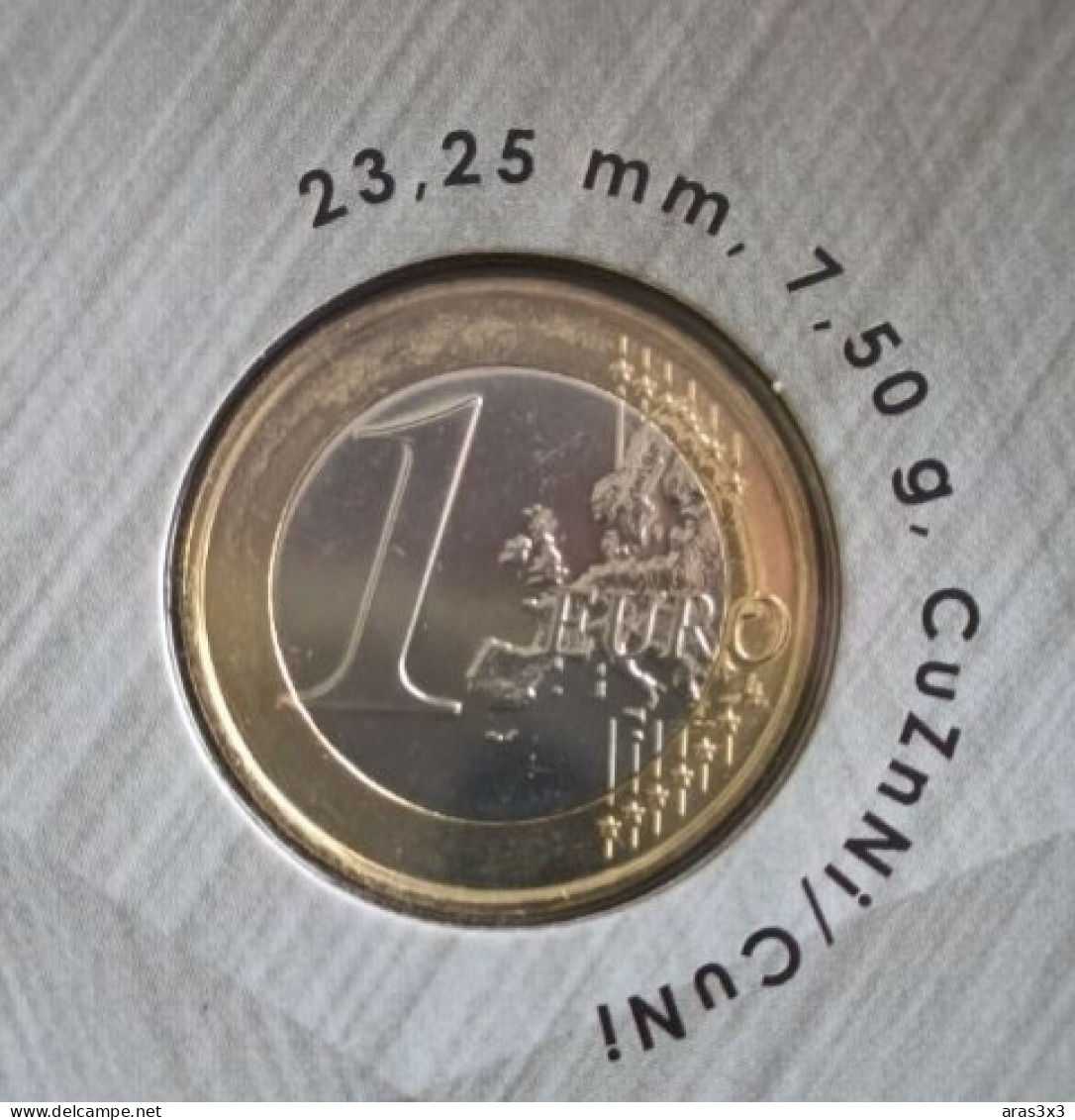 Original The first set of euros in Lithuania 2015 . Euro coins Lithuania . Uncirculated Quality BU