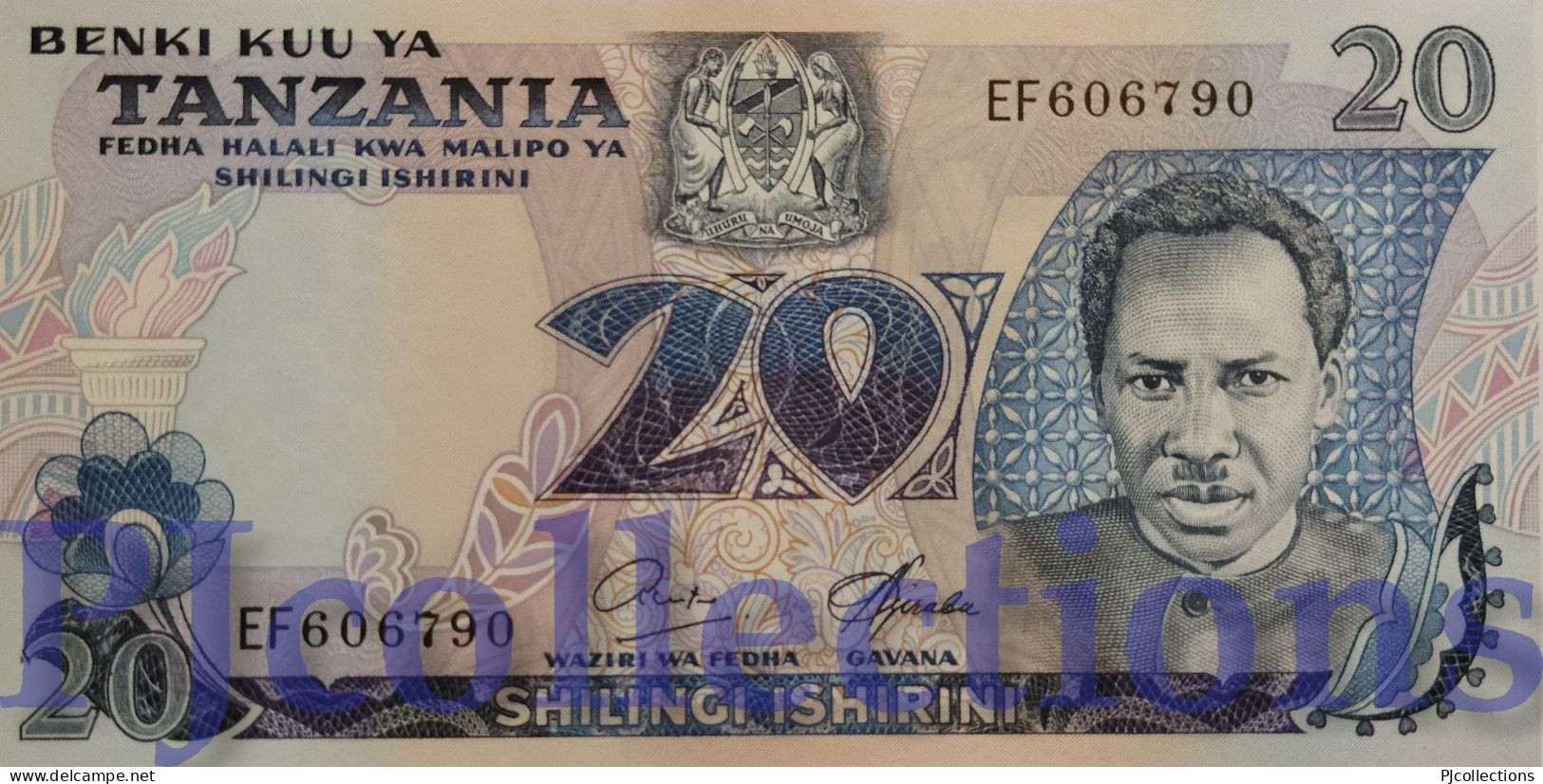 TANZANIA 20 SHILINGI 1978 PICK 7b UNC - Tanzania