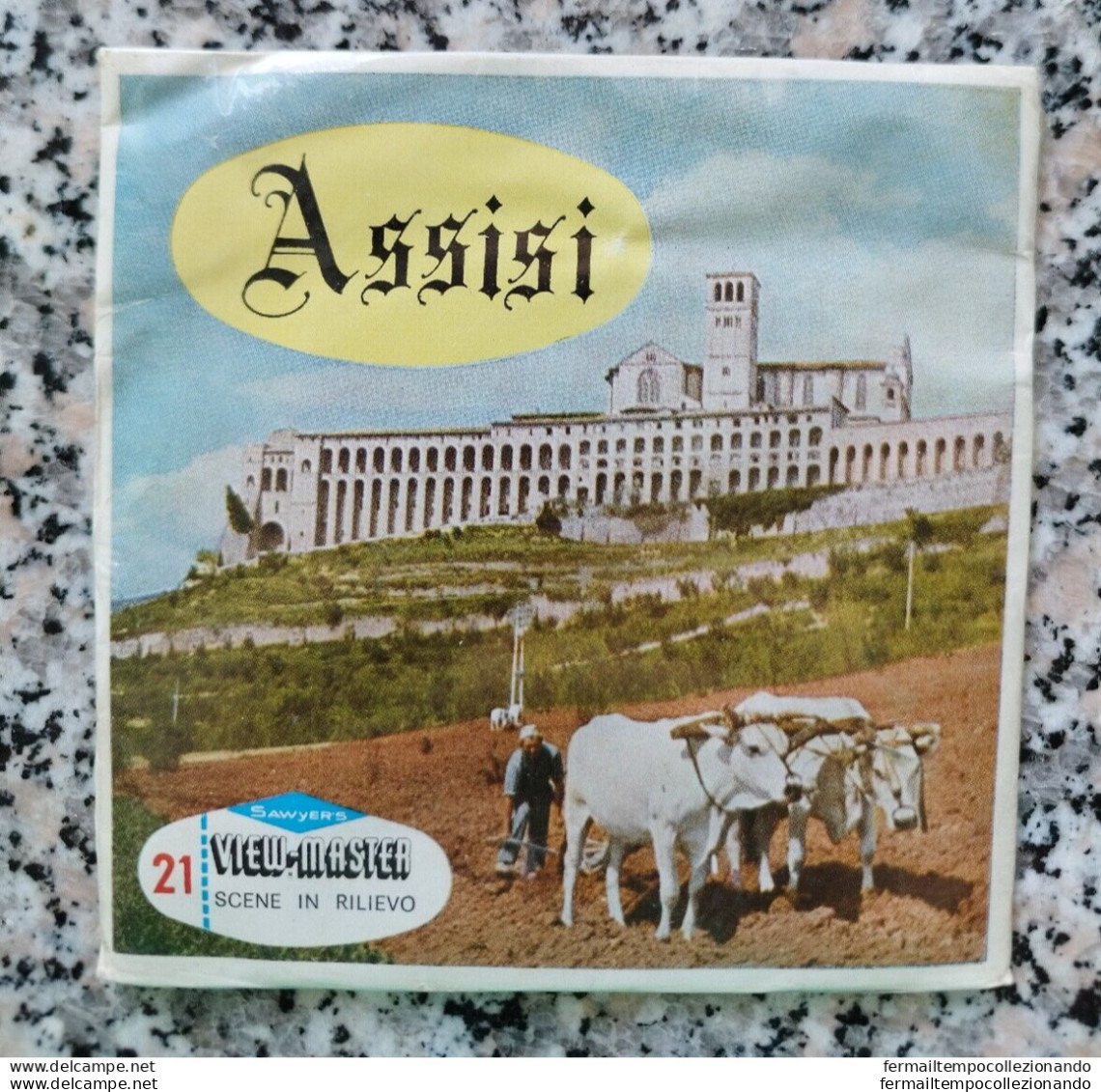 Bp34  View Master Assisi 21 Immagini Stereoscopiche Vintage - Visores Estereoscópicos