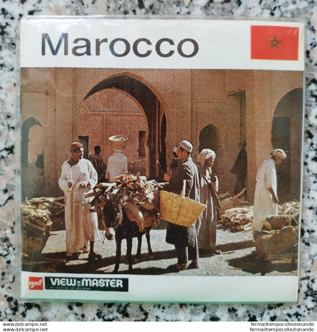 Bp42  View Master Marocco  21 Immagini Stereoscopiche Vintage - Stereoscopes - Side-by-side Viewers