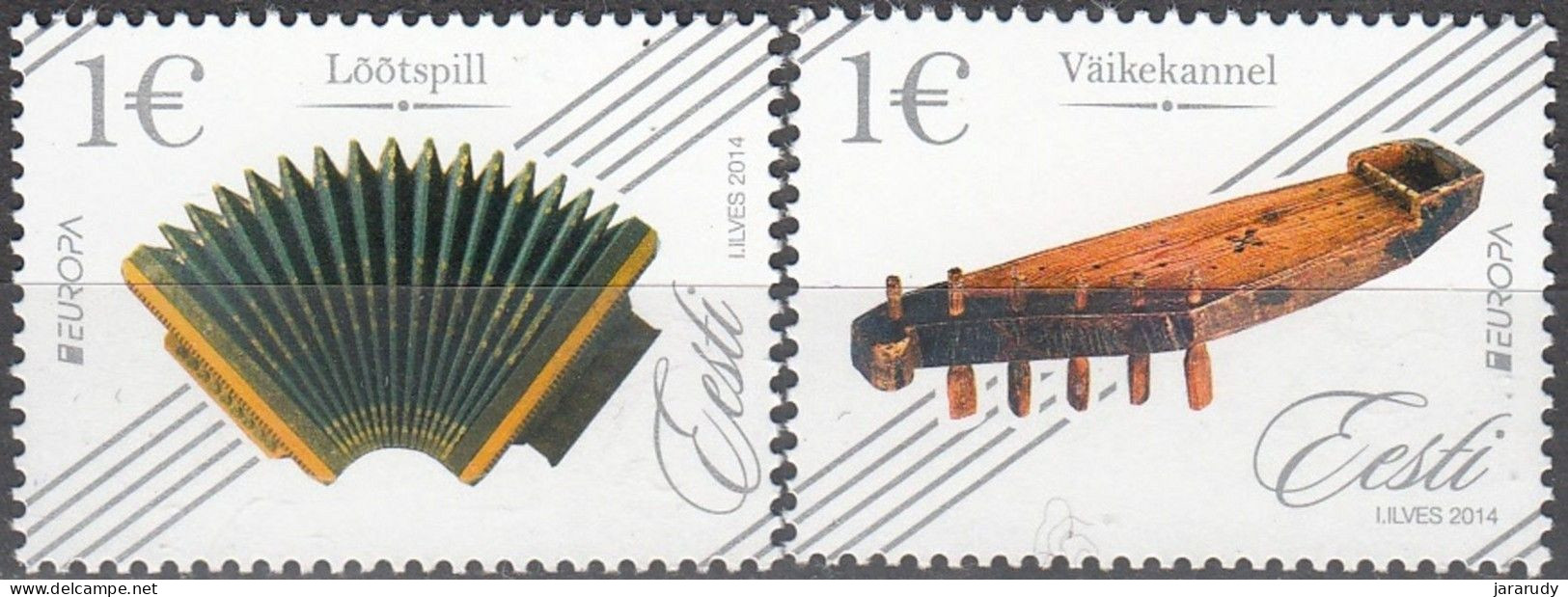 ESTONIA EUROPA CEPT 2014 Yv 735/6  MNH - 2014