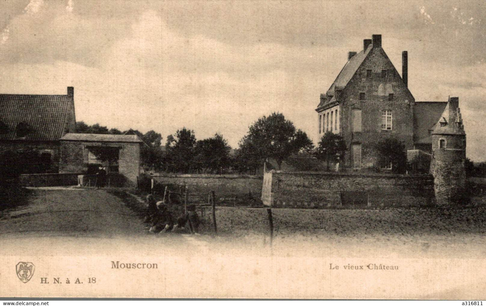 CPA MOUSCRON Le Vieux Chateau - Mouscron - Moeskroen