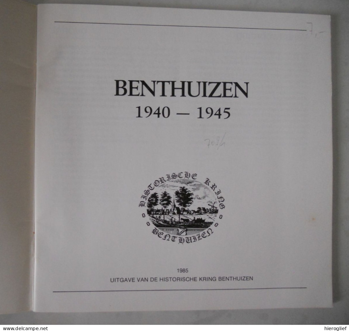 BENTHUIZEN 1940 1945 Alphen Aan Den Rijn Nederland Provincie Zuid-Holland Oorlog Wereldoorlog 2 WW2 WO2 Wageningen - Weltkrieg 1939-45