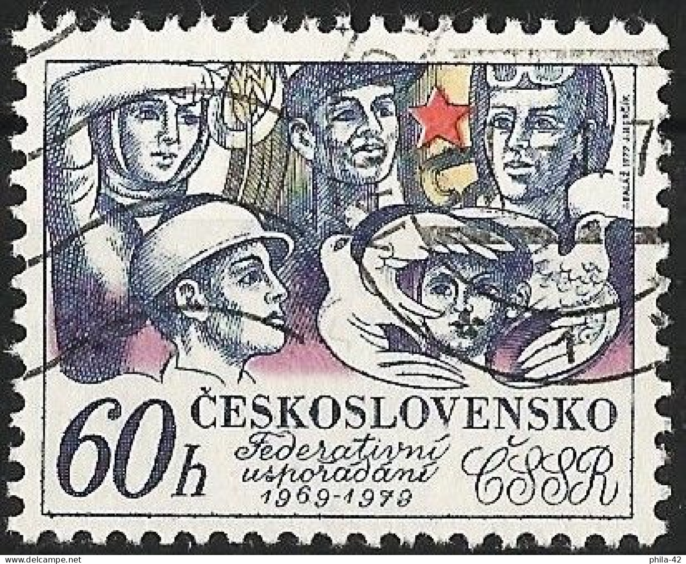 Czechoslovakia 1979 - Mi 2486 - YT 2314 ( Czechoslovak Federation ) - Used Stamps