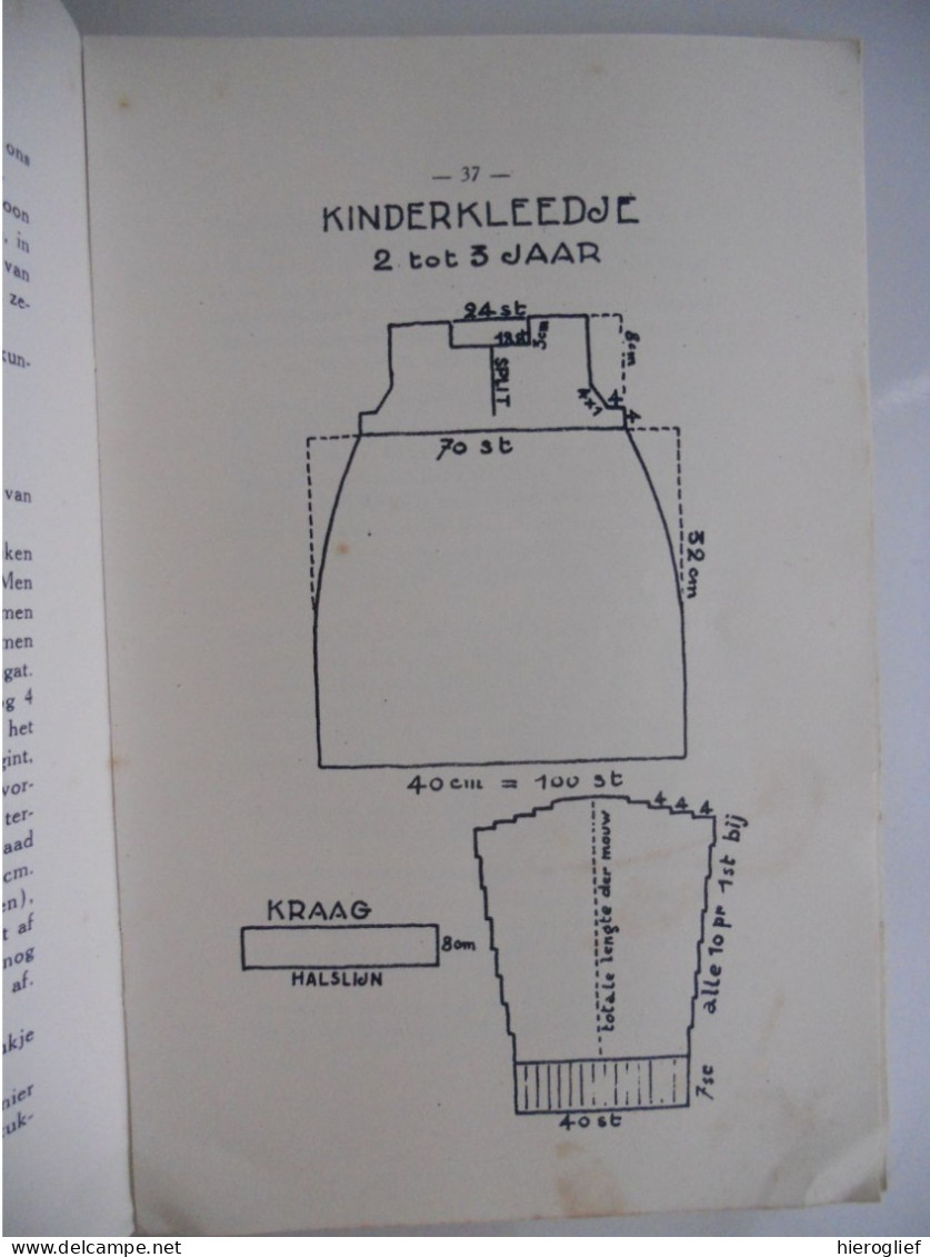 Ons Breiwerkboekje 1935 Belgischen Boerenbond / breiwerk breien handwerk siersteken haken boerinnenbond KVLV Ferm