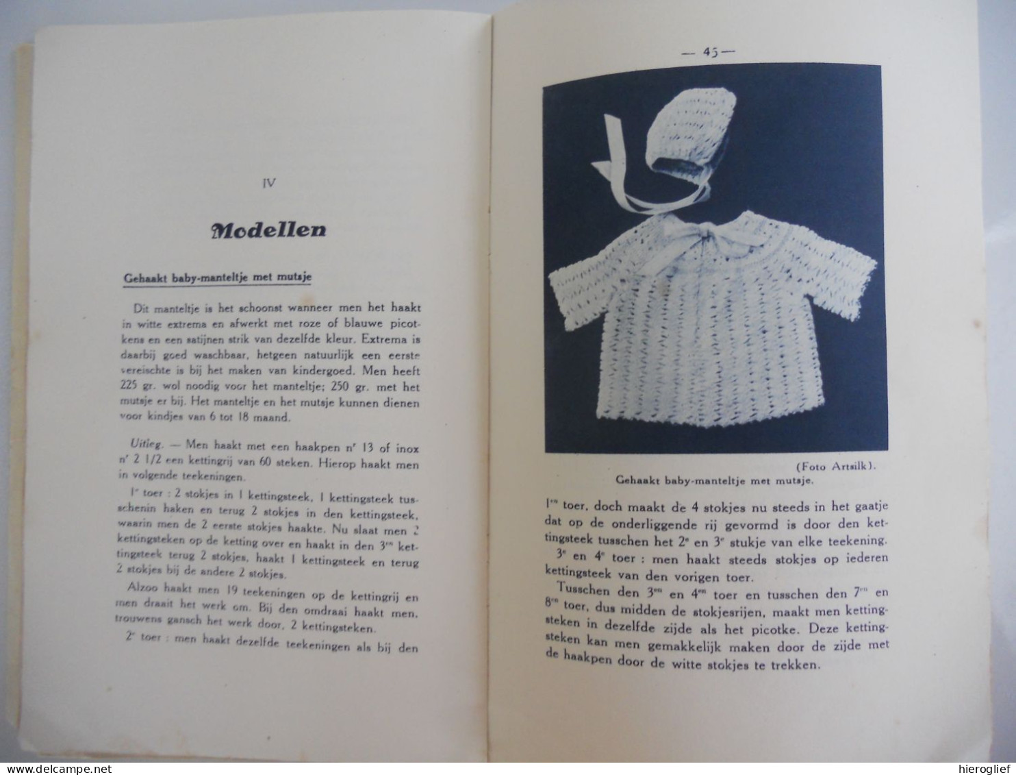 Ons Breiwerkboekje 1935 Belgischen Boerenbond / breiwerk breien handwerk siersteken haken boerinnenbond KVLV Ferm