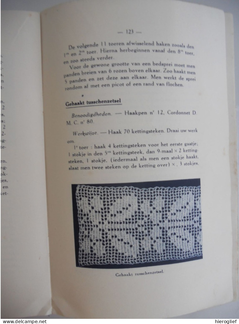 Ons Breiwerkboekje 1935 Belgischen Boerenbond / breiwerk breien handwerk siersteken haken boerinnenbond KVLV Ferm