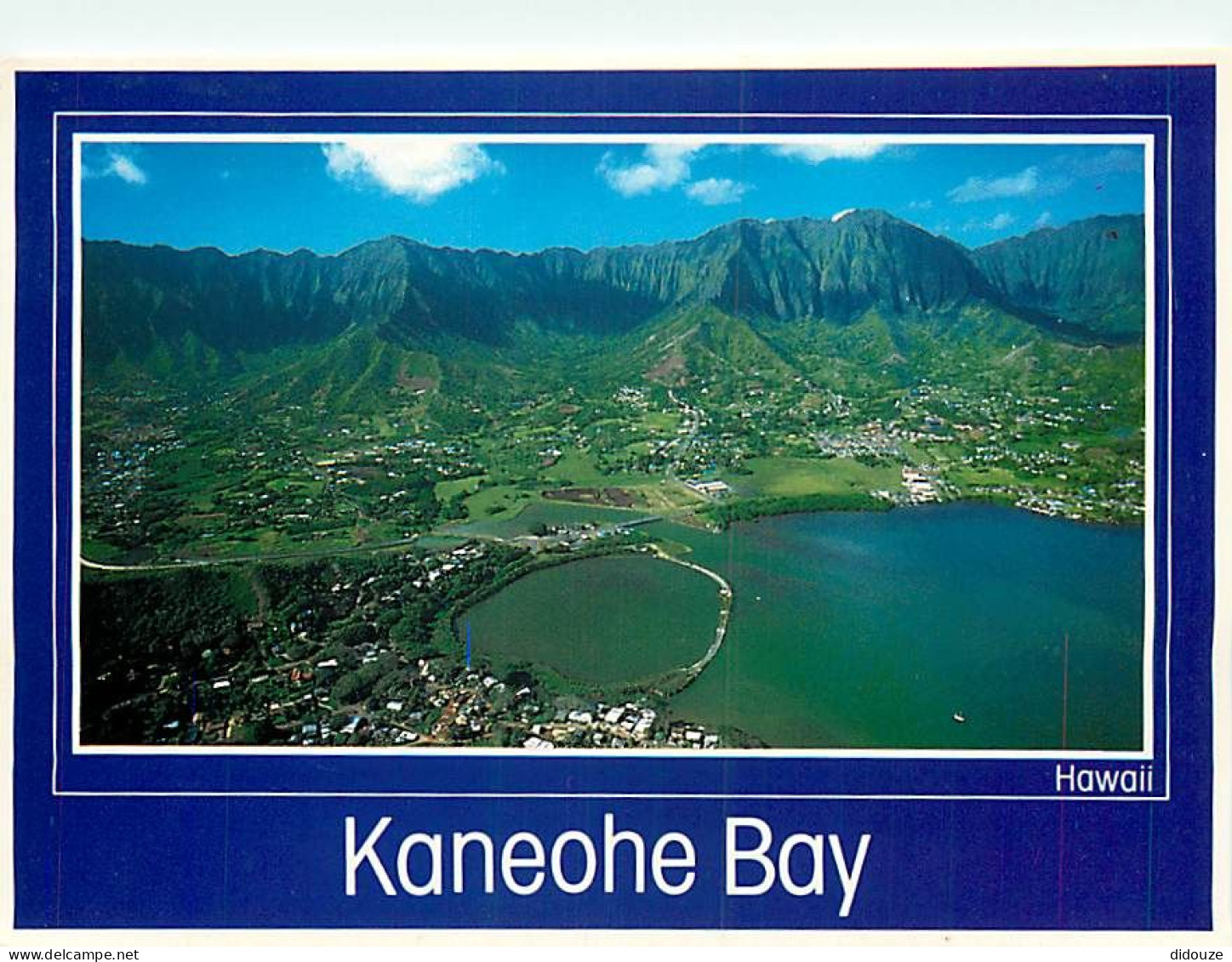Etats Unis - Hawaï - Oahu - Kaneohe Bay - Aerial View - Vue Aérienne - Etat De Hawaï - Hawaï State - CPM - Voir Timbre - - Oahu