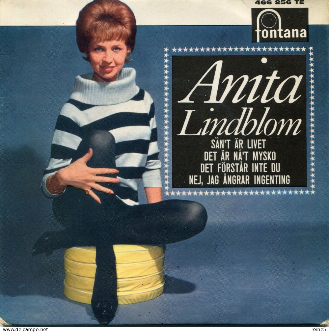 ANITA LINDBLOM > SANT AR LIVET DET AR NAT MISKO DET FORSTAR  DISQUE FONTANA > VINYLE & POCHETTE BON USAGE REF-LEX-29-29A - Collectors