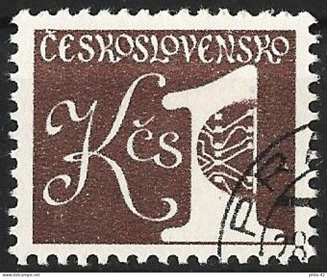 Czechoslovakia 1979 - Mi 2528 - YT 2377 ( Numeral And Printed Circuit ) - Used Stamps