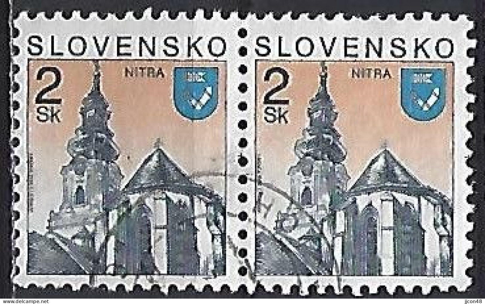 Slovakia 1995  Cities; Nitra (o) Mi.221 - Usados