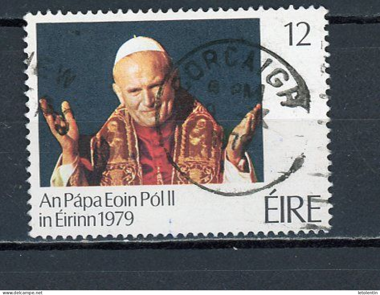 IRLANDE -  JEAN PAUL II  - N° Yvert 410 Obli - Oblitérés