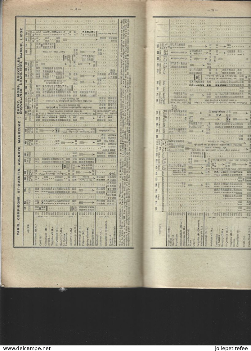 CHEMIN DE FER-DU-NORD.  CALAIS.   1927.  Livret Guide Officiel - Ferrocarril & Tranvías