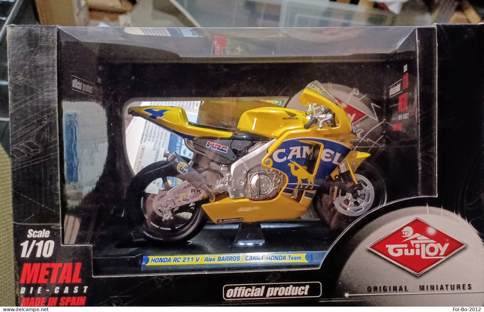 Camel Honda RC 211V.Alex Barros team scala 1/10