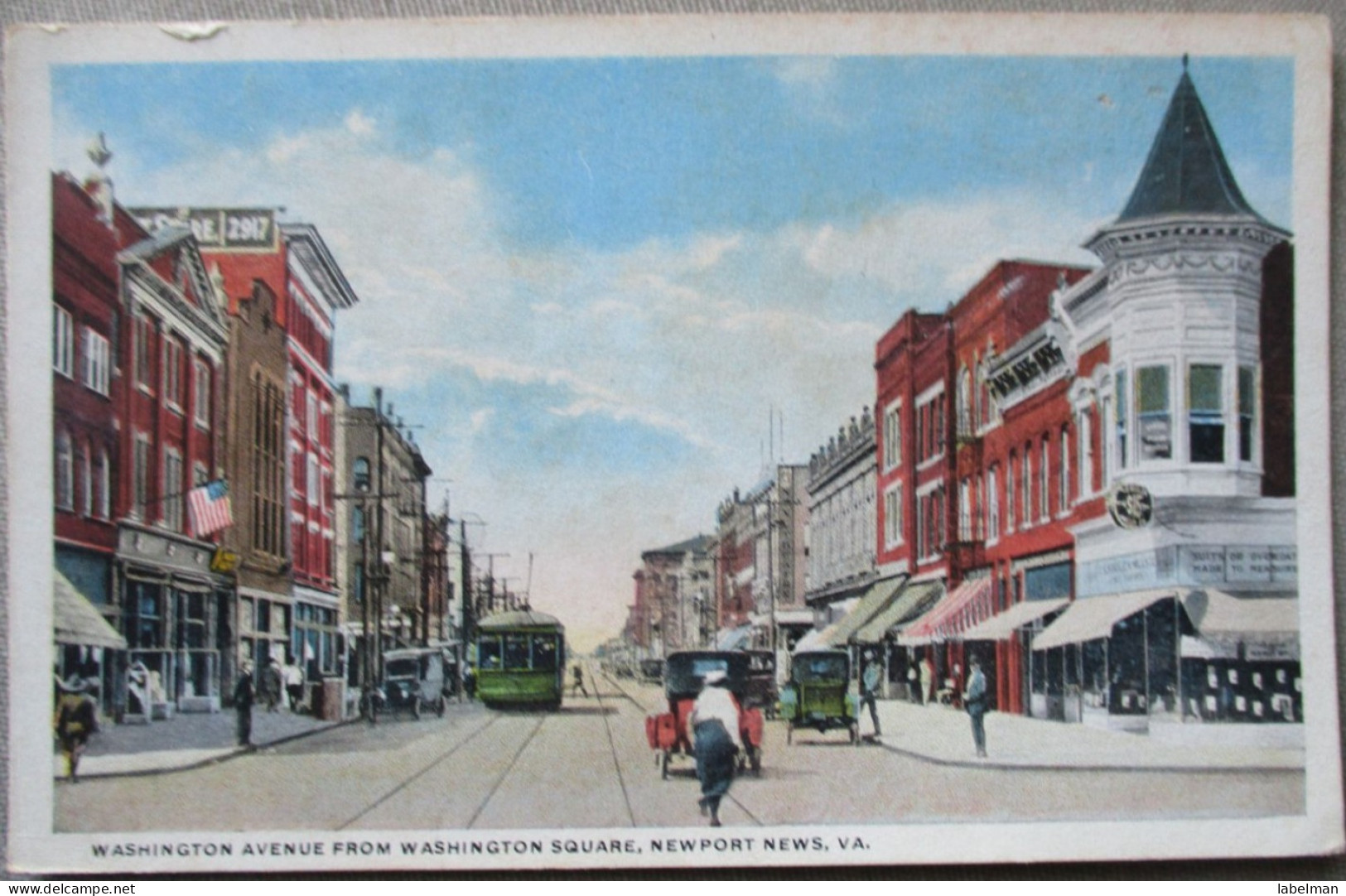 USA UNITED STATES VIRGINIA NEWPORT NEWS WASHINGTON AVENUE CARD POSTCARD CARTE POSTALE ANSICHTSKARTE CARTOLINA POSTKARTE - Atlanta