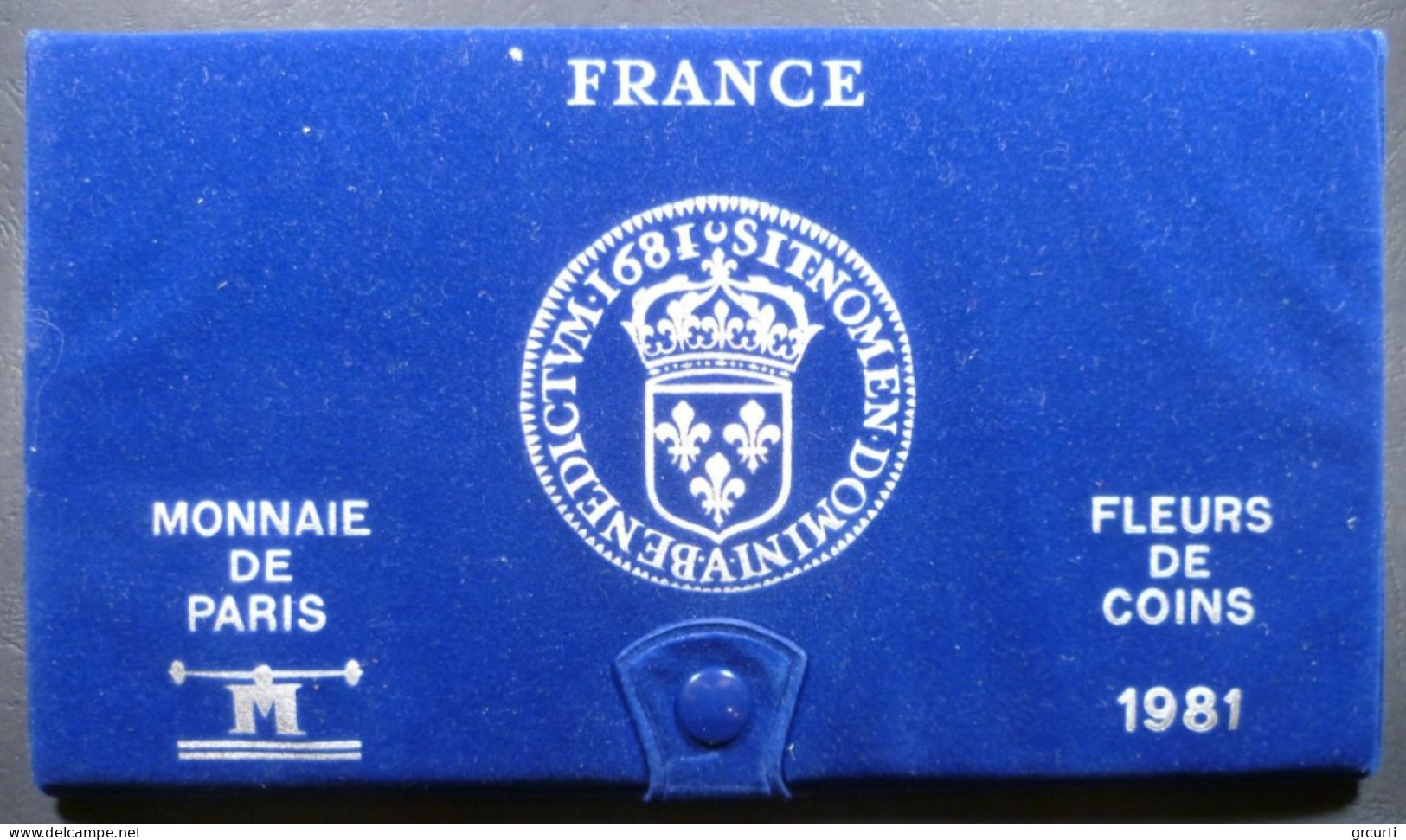 Francia - Serie Zecca 1981 - KM# SS18 - BU, BE & Muntencassettes