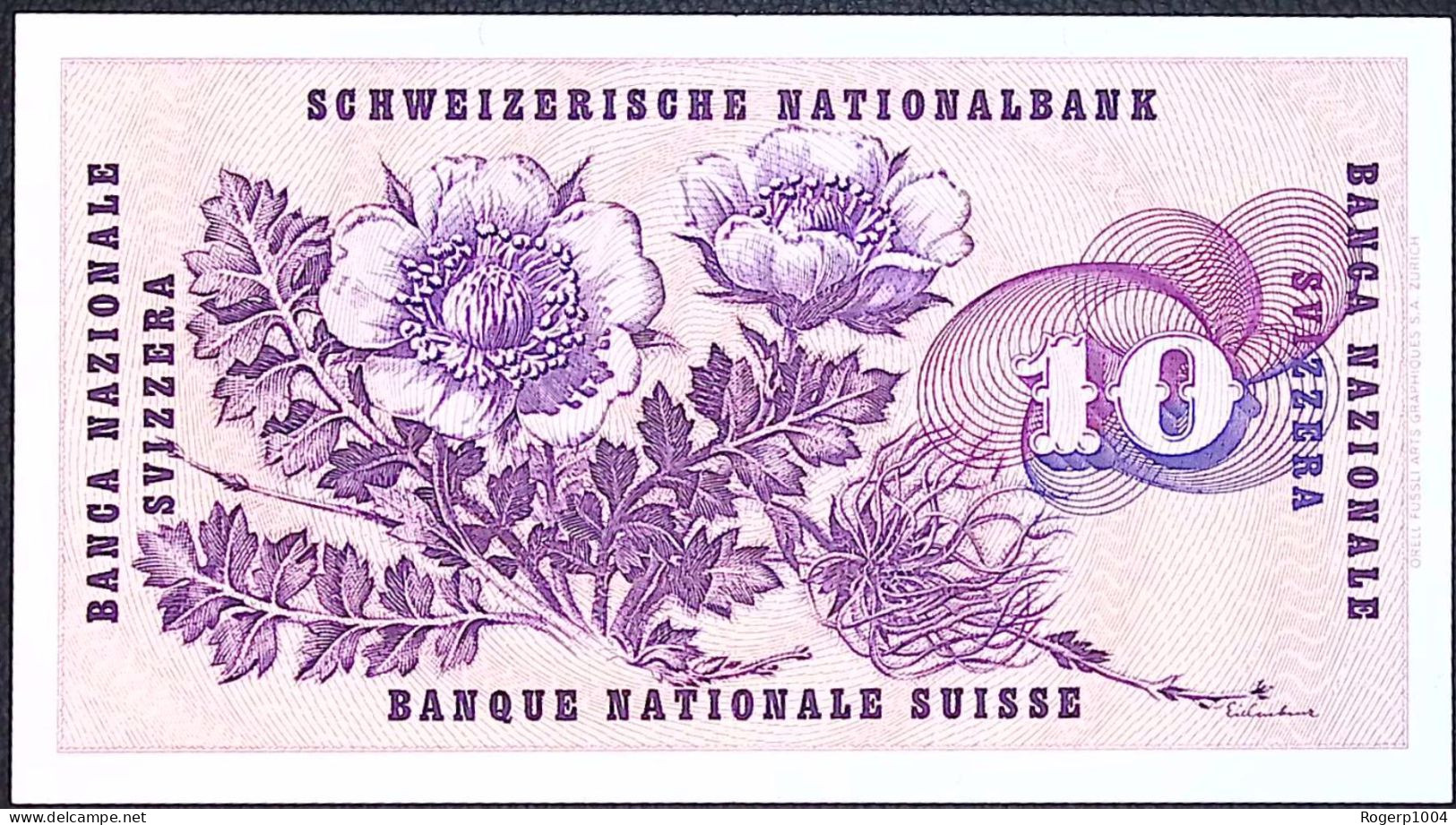SUISSE/SWITZERLAND * 10 Francs * G. Keller * 07/02/1974 * Etat/Grade SUP/XXF - Suisse