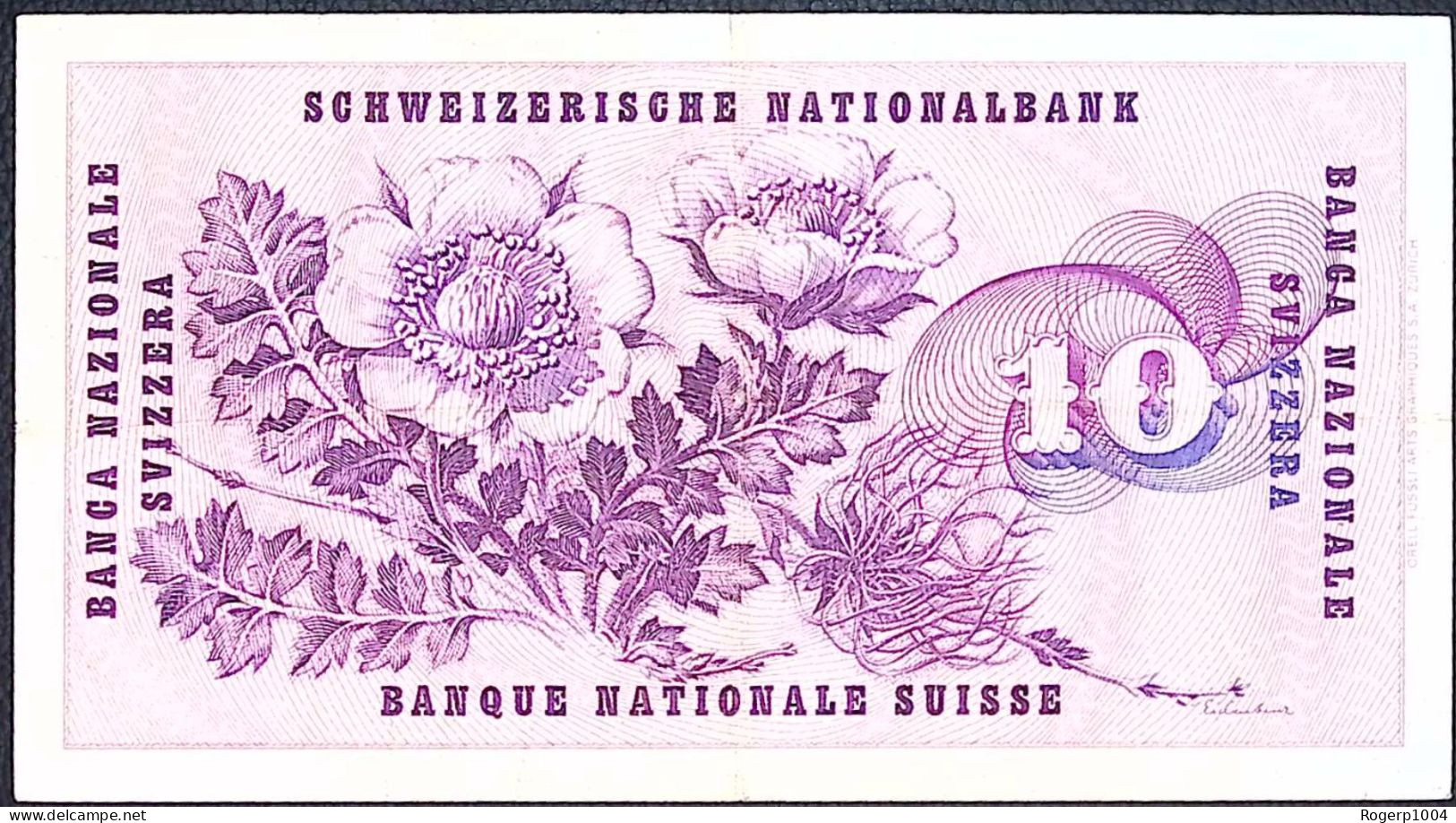 SUISSE/SWITZERLAND * 10 Francs * G. Keller * 20/10/1955 * Etat/Grade TTB+/XF - Suisse