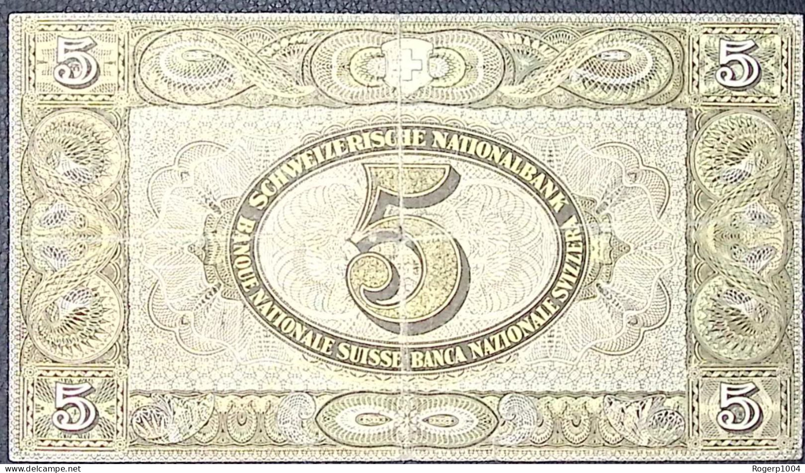 SUISSE/SWITZERLAND * 5 Francs * Tell * 20/01/1949 * Etat/Grade TB/F - Suiza