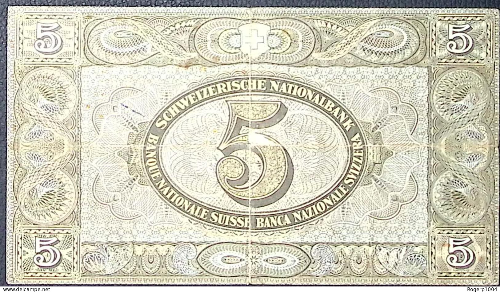 SUISSE/SWITZERLAND * 5 Francs * Tell * 20/01/1949 * Etat/Grade TTB/VF - Suiza