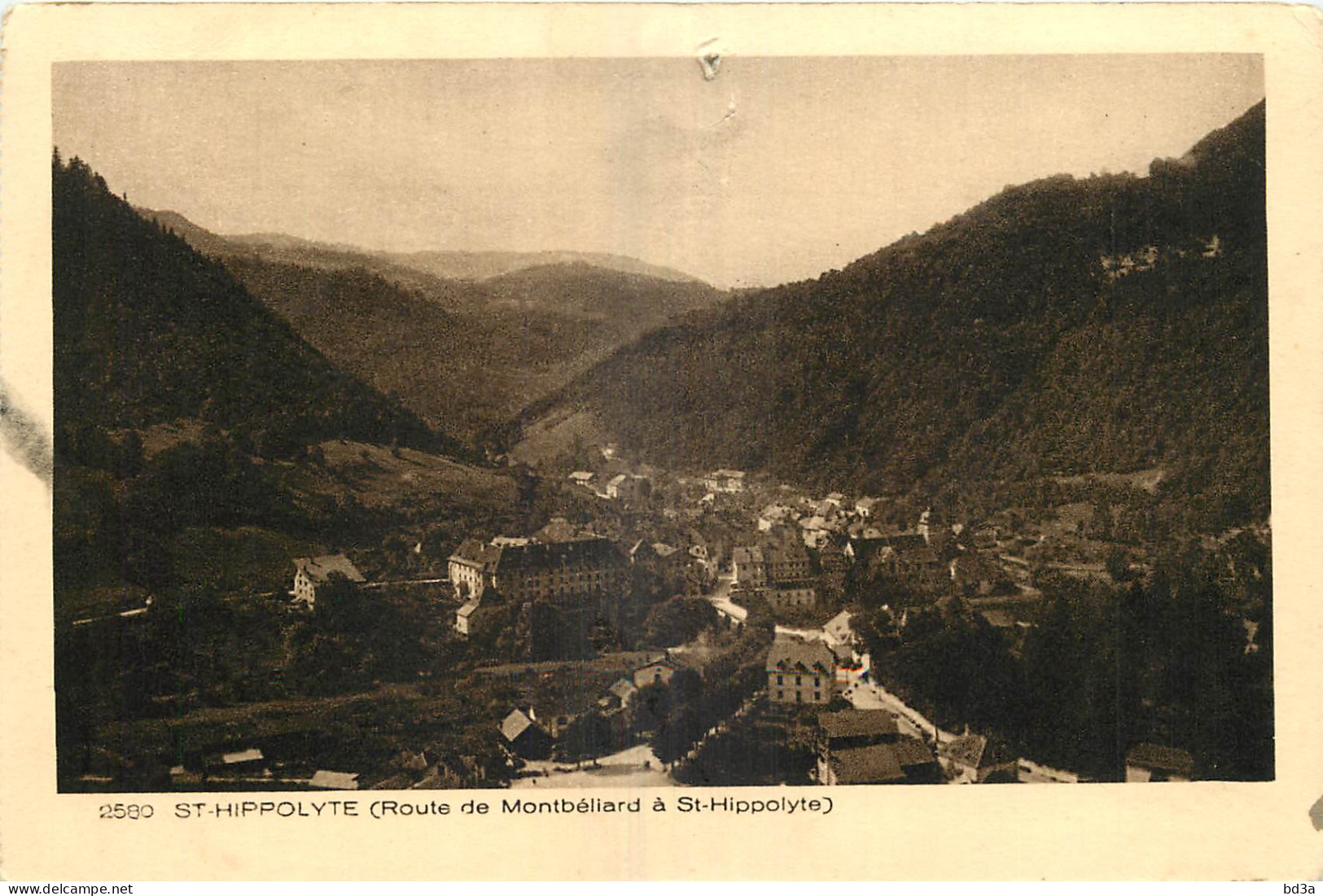 25 - SAINT HIPPOLYTE - ROUTE DE MONTBELIARD - Saint Hippolyte