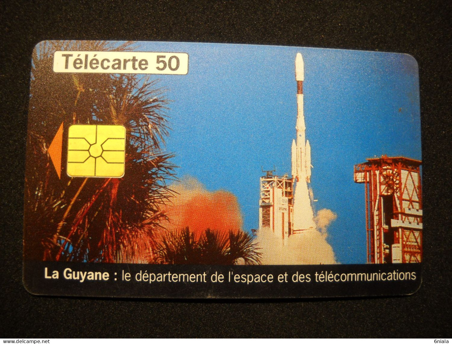 7699 Télécarte Collection  GUYANE ESPACE ET TELECOMUNICATION FUSEE SATELLITE    ( 2.scans)  Carte Téléphonique - Sonstige & Ohne Zuordnung