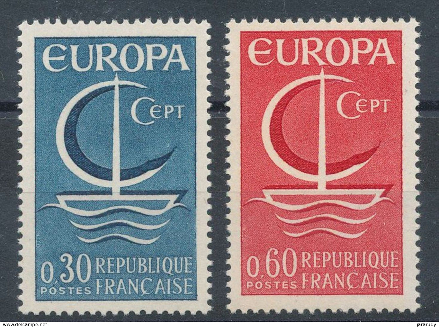 FRANCIA EUROPA CEPT 1966 Yv 1490/1 MNH - 1966