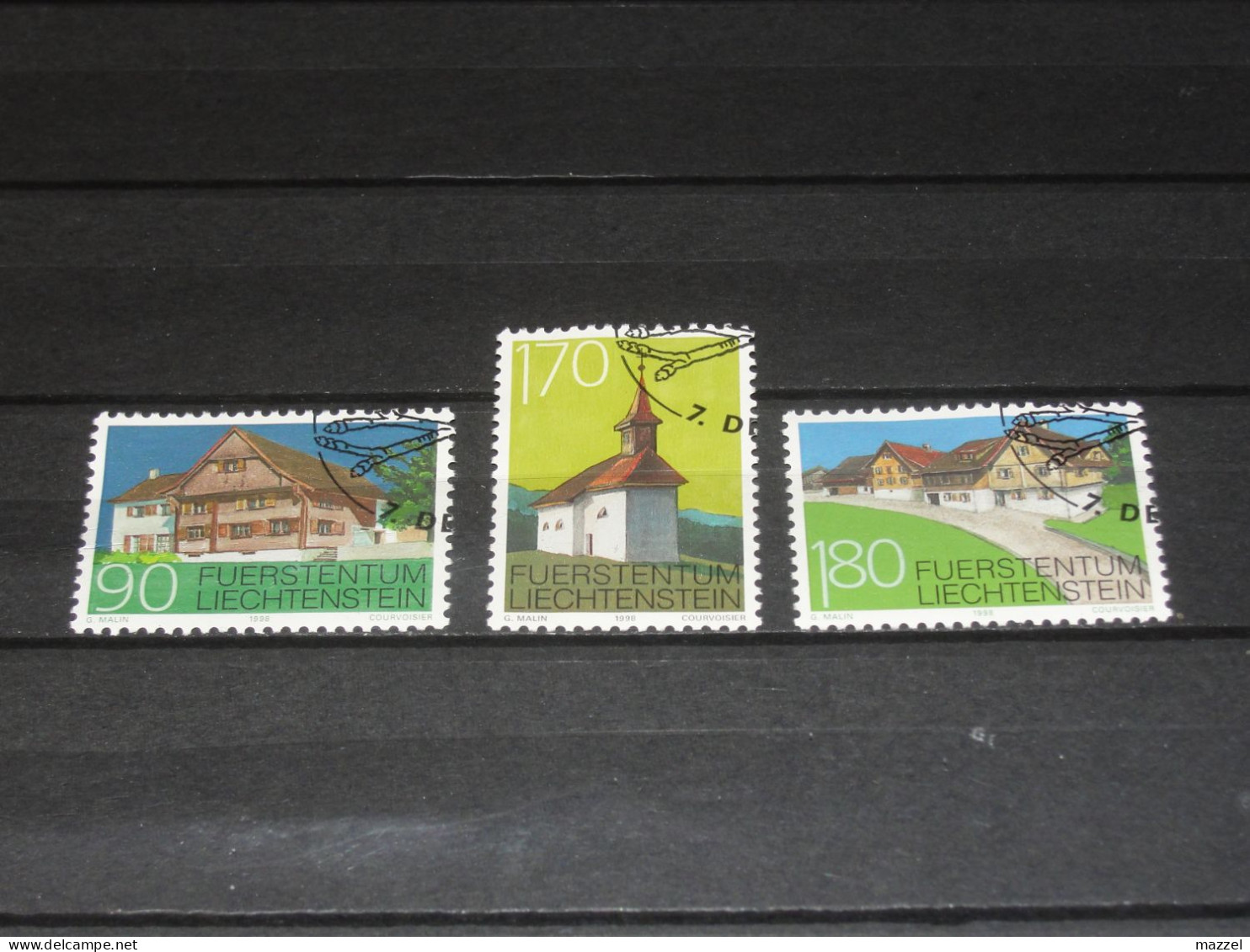 LIECHTENSTEIN   SERIE  1186-1188  GEBRUIKT (USED) - Used Stamps