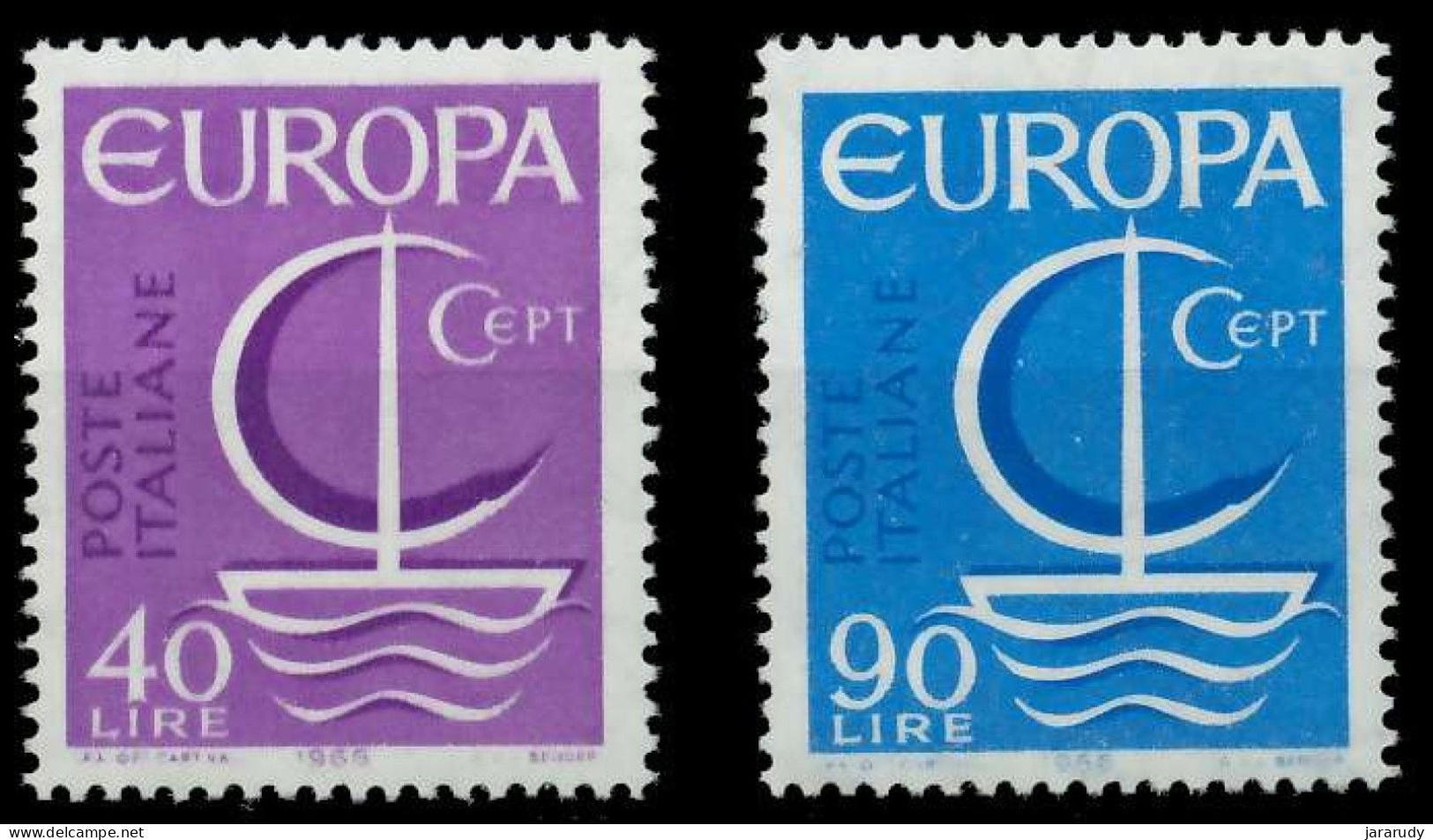 ITALIA EUROPA CEPT 1966 Yv 955/6 MNH - 1966