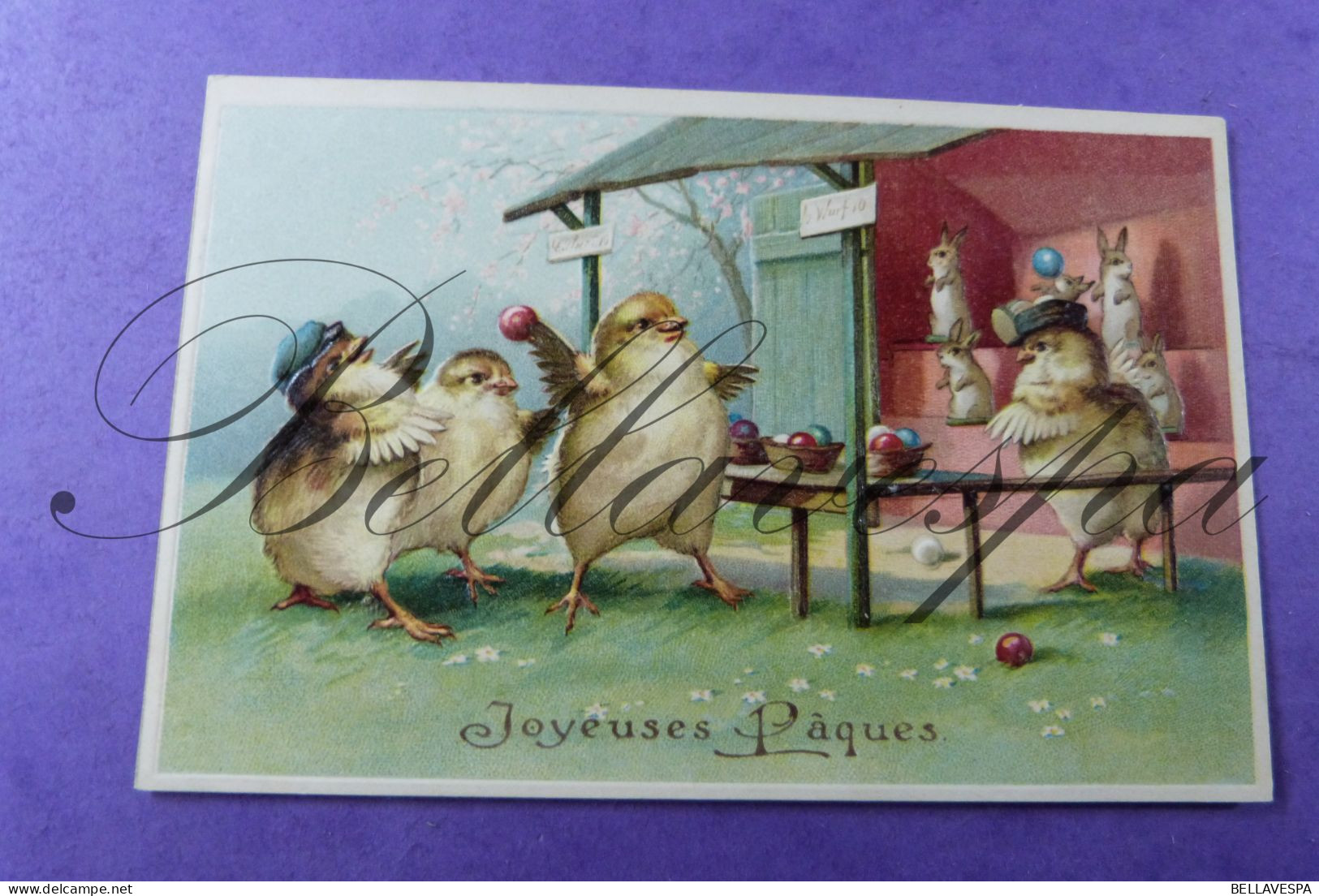 Joyeuses Pâques Printed In Germany  O & MBR - Saints