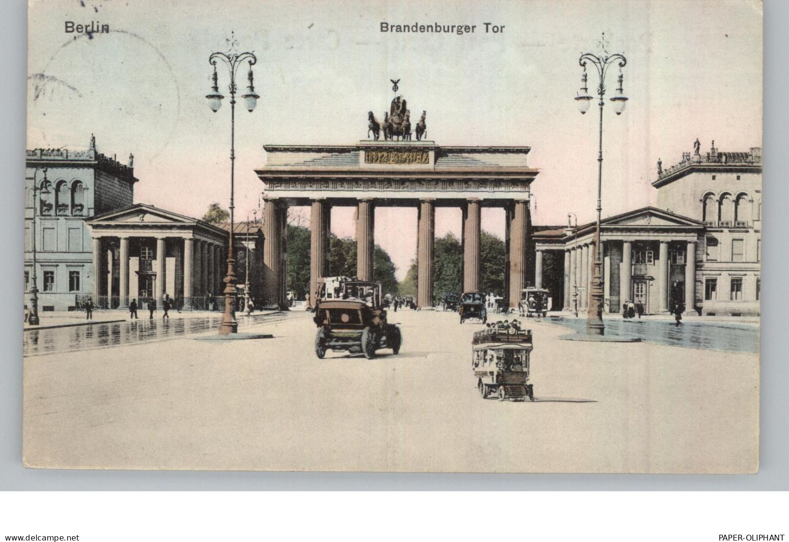 1000 BERLIN, BRANDENBURGER TOR, 1906 - Porte De Brandebourg