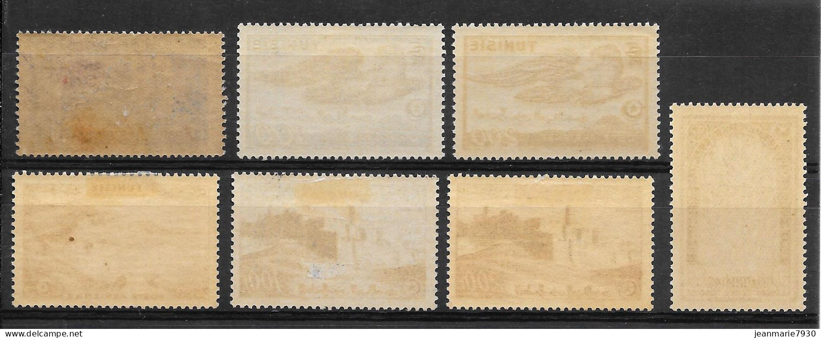 1C130 - TUNISIE - LOT DE TIMBRES POSTE AERIENNE NEUF* - COTE 79.00 € - Andere & Zonder Classificatie