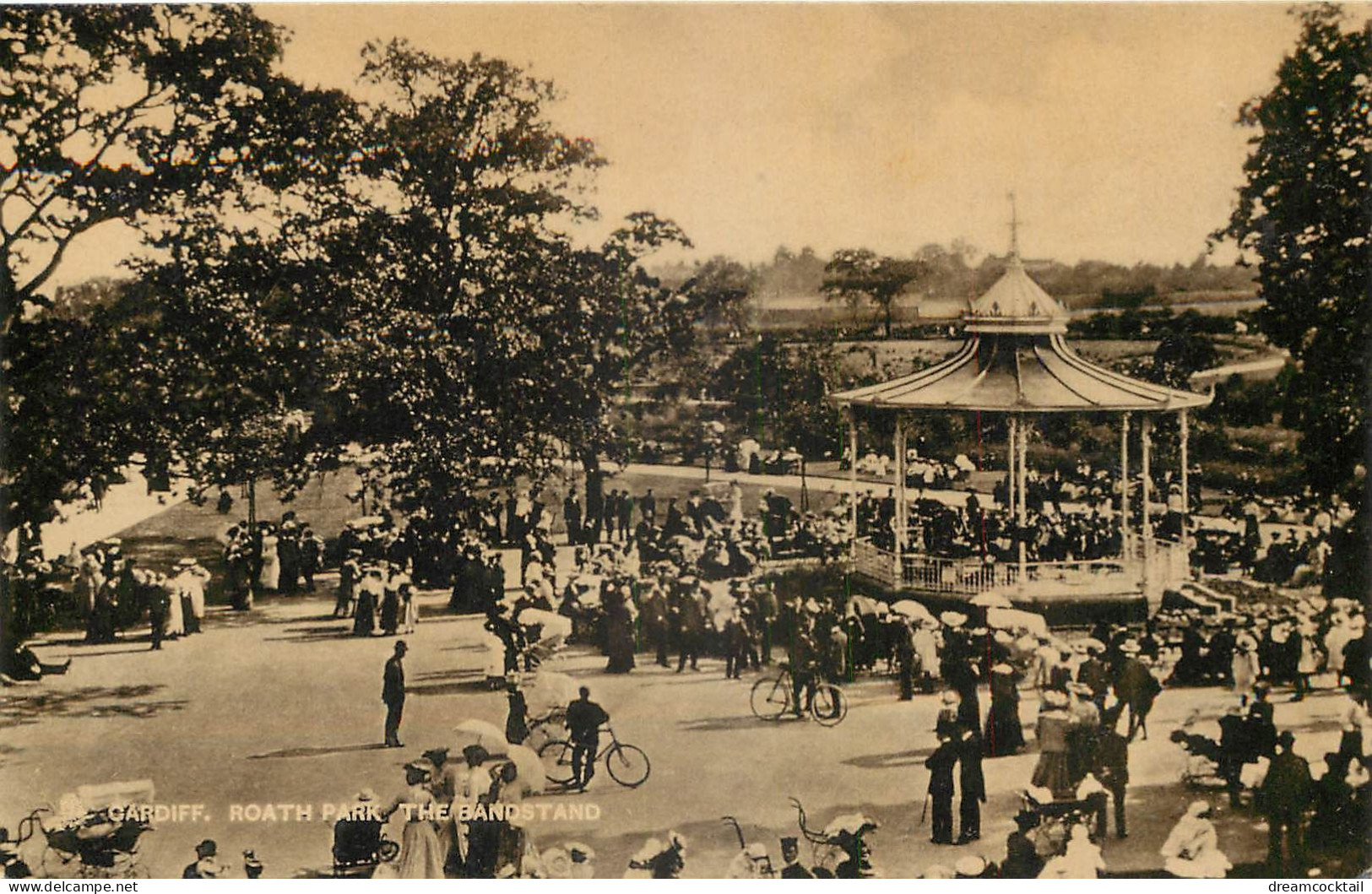 (RIAS) Pays De Galles. CARDIFF. Roath Park The Bandstand (Rare état Impeccable Comme Neuve)... - Glamorgan