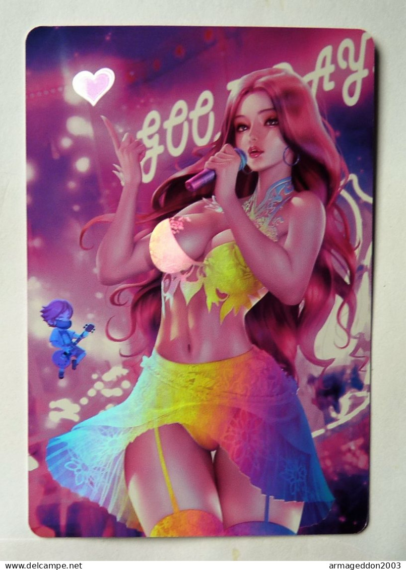 CARTE SEXY GIRL MANGA MINT HOLO PRISM Girl Waifu ClassicaLoid - Sonstige & Ohne Zuordnung