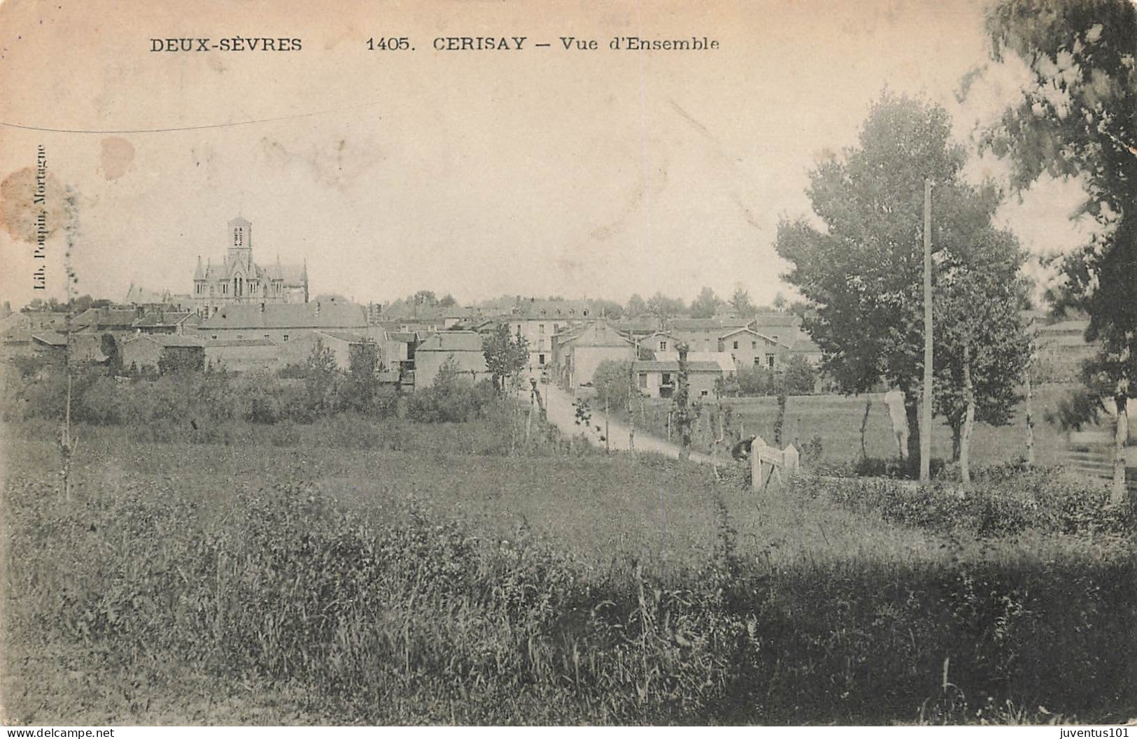 CPA Cerisay-Cerizay-Vue D'ensemble-Timbre         L2631 - Cerizay