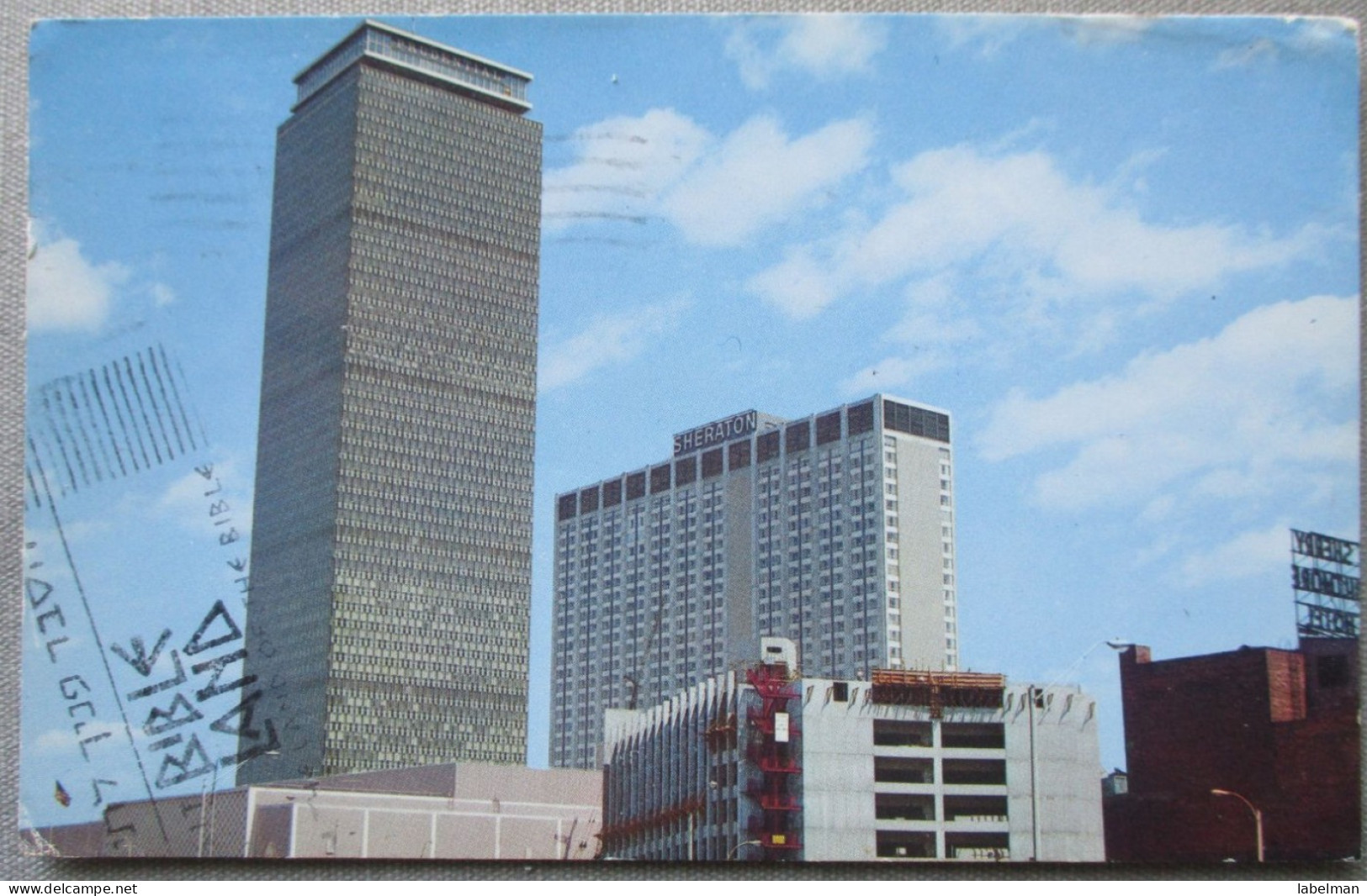 USA UNITED STATES BOSTON PRUDENTIAL CENTER SHERATON HOTEL CARD POSTCARD CARTE POSTALE ANSICHTSKARTE CARTOLINA POSTKARTE - Atlanta