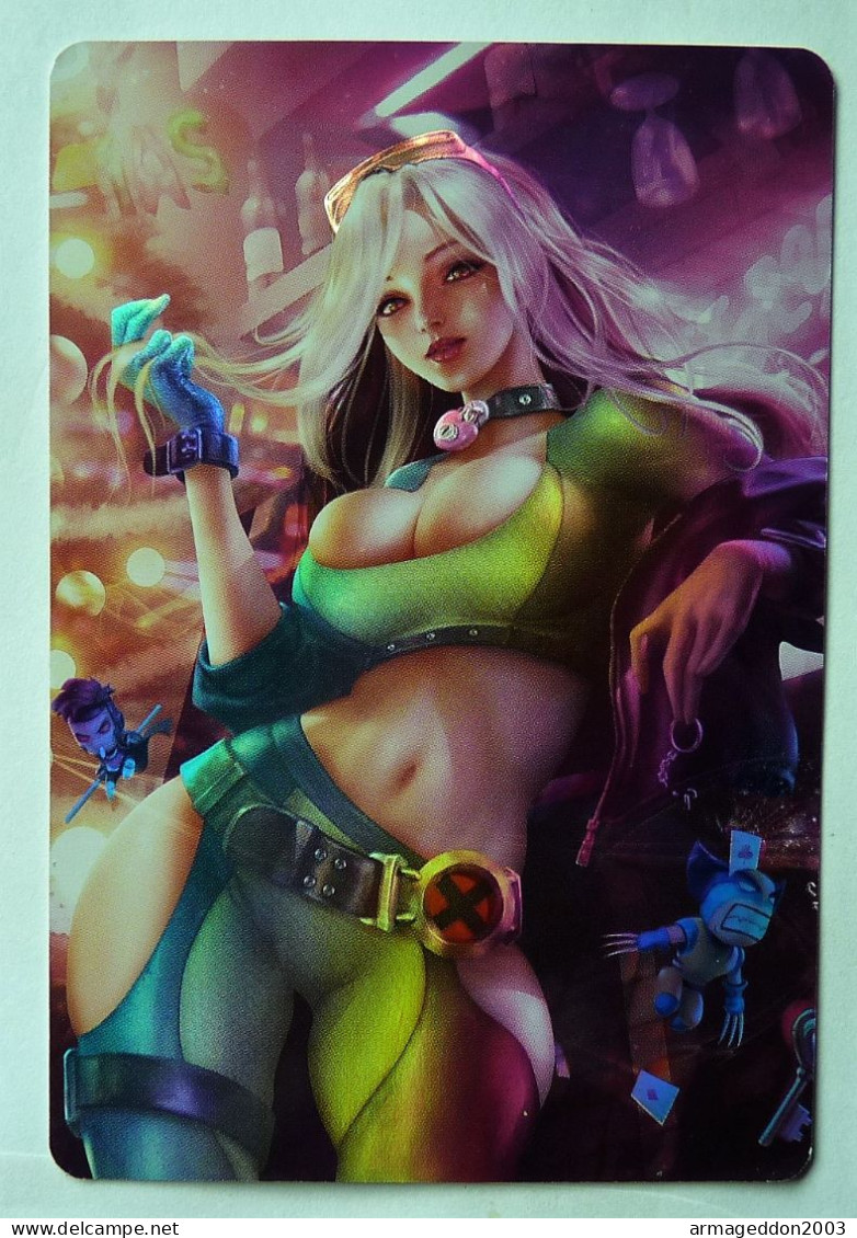 CARTE SEXY GIRL MANGA MINT HOLO PRISM Girl Waifu   X-men Rogue - Other & Unclassified