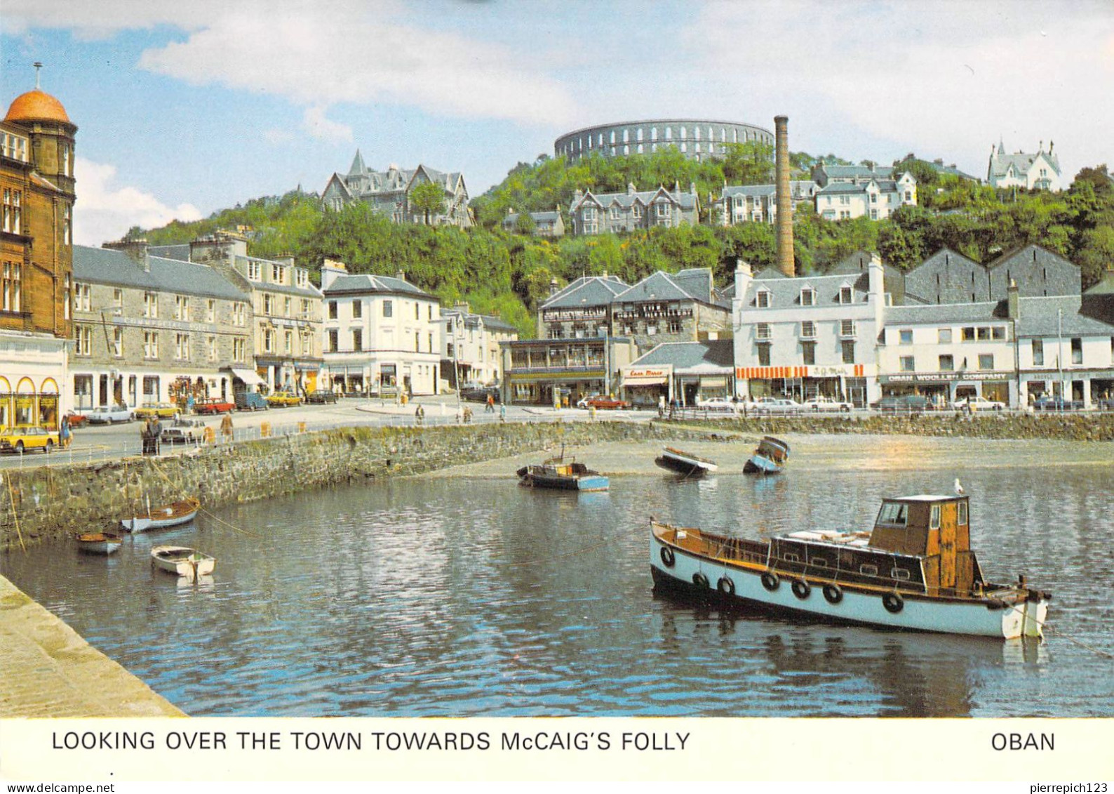 Oban - Vue Sur La Ville En Direction De McGaig's - Argyllshire