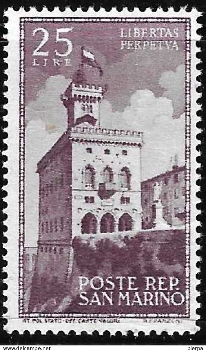 SAN MARINO - 1945 - G. CARDUCCI - NUOVO MH* ( YVERT 276- MICHEL 313  - SS 278) - Neufs