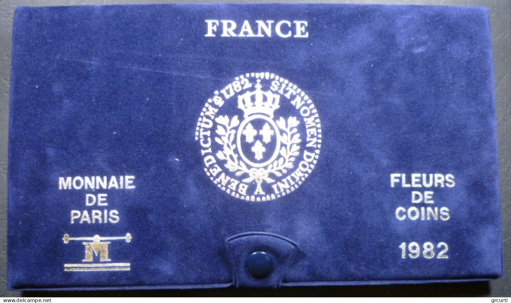 Francia - Serie Zecca 1982 - KM# SS19 - BU, BE & Muntencassettes