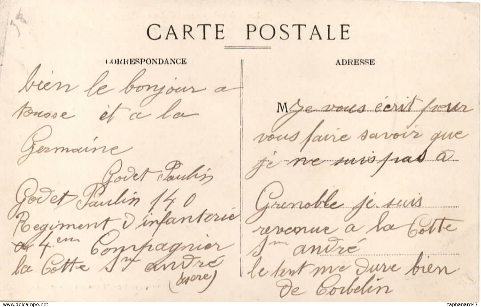 . 38 . LA CÔTE-ST-ANDRÉ . L'Hôtel-de-Ville Et L'École Maternelle . - La Côte-Saint-André