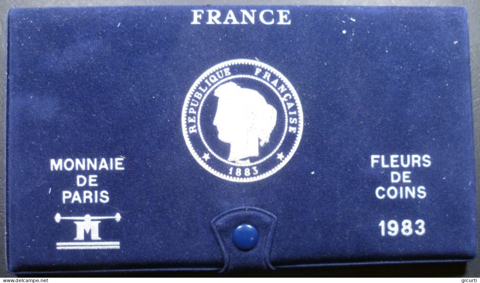 Francia - Serie Zecca 1983 - KM# SS20 - BU, Proofs & Presentation Cases